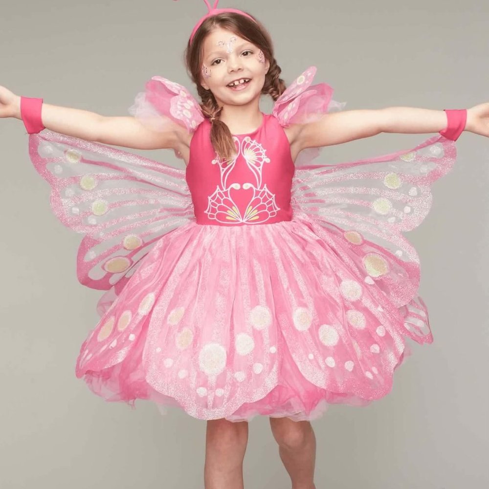 Wishcraft Chasing Fireflies Girl’s 10 Dress-Up: Pink Butterfly, Halloween